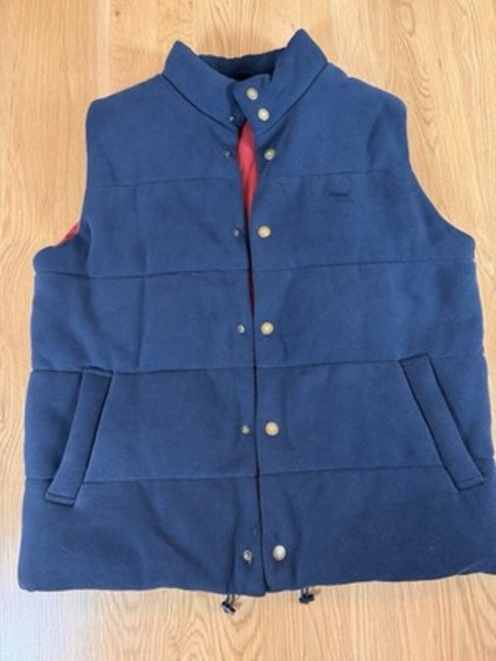 Rodd & Gunn Forks Glacier Mens 2XL Navy Vest Snap Close Quilted Insulated Adult